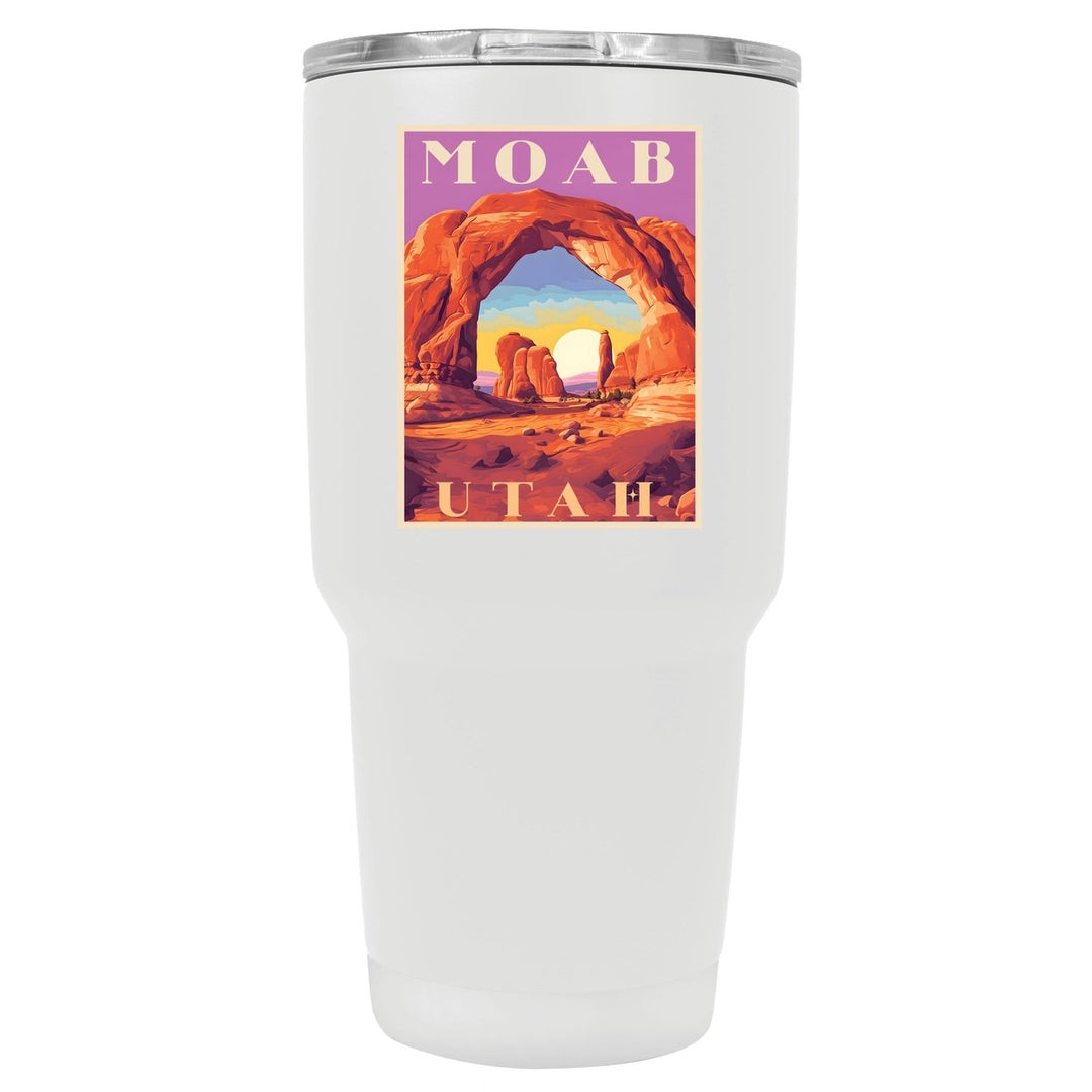 Moab Utah Souvenir 24 oz Insulated Stainless Steel Tumbler Image 1