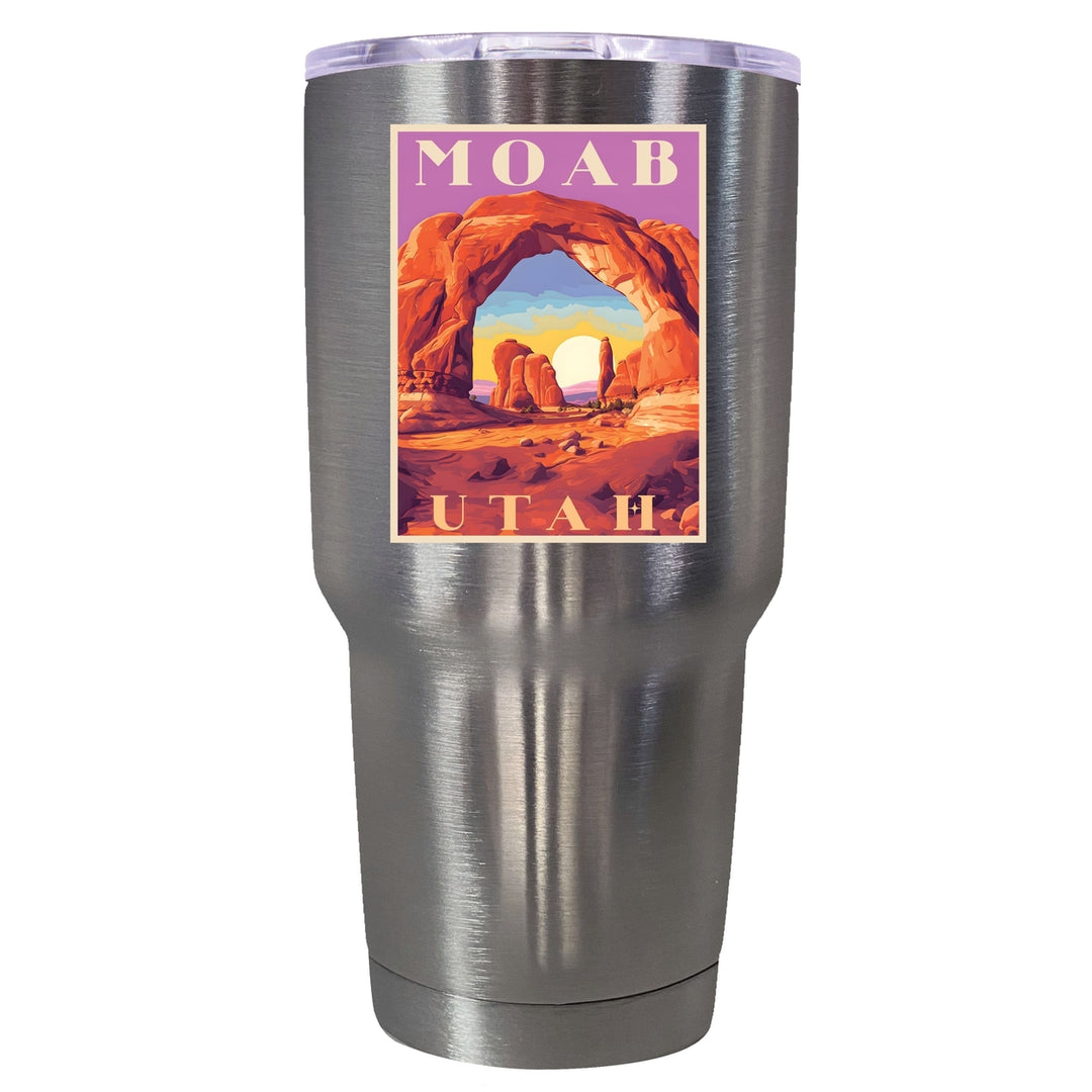 Moab Utah Souvenir 24 oz Insulated Stainless Steel Tumbler Image 4
