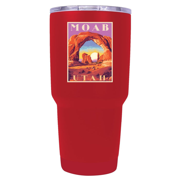 Moab Utah Souvenir 24 oz Insulated Stainless Steel Tumbler Image 1