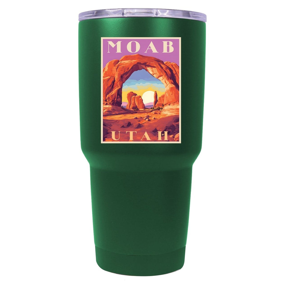 Moab Utah Souvenir 24 oz Insulated Stainless Steel Tumbler Image 1