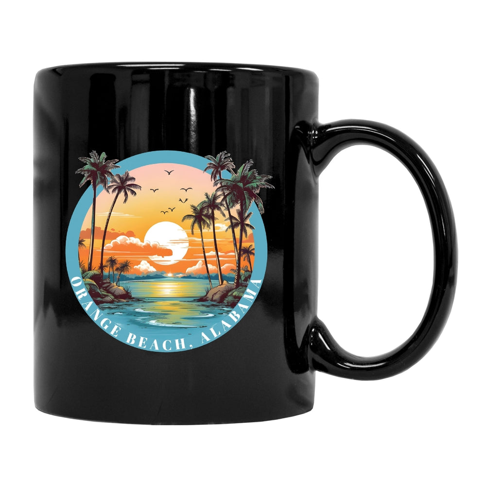 Orange Beach Alabama Souvenir 12 oz Ceramic Coffee Mug White Image 2