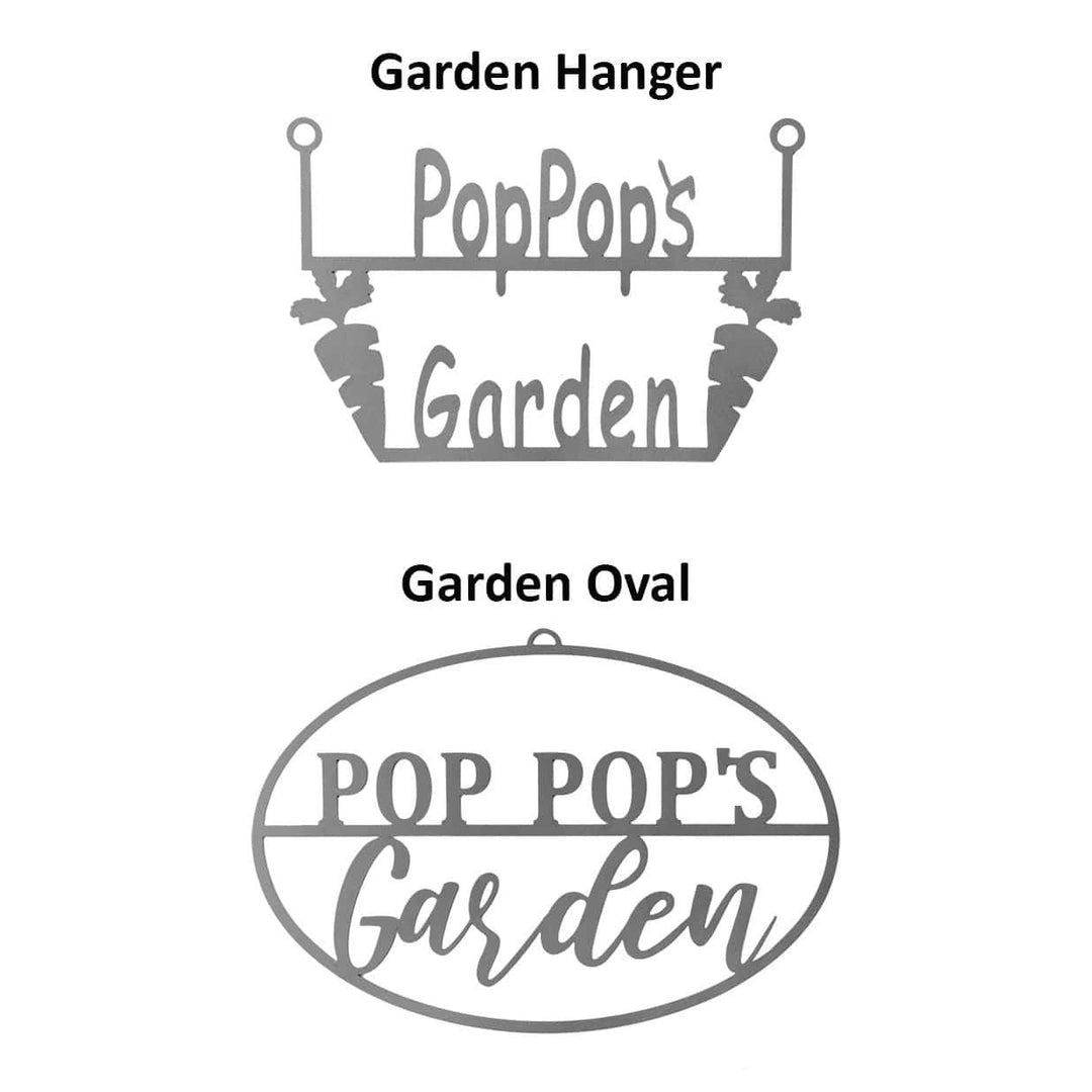 His and Her Garden Signs - Decorative Garden Signs Gifts for Men and Women Image 1