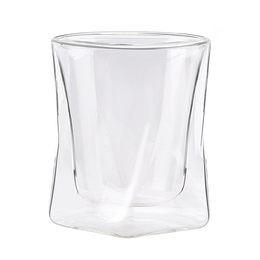 Moderna Artisan Double Wall Whiskey Glasses Set of 2 10 oz Borosilicate Glass Image 3