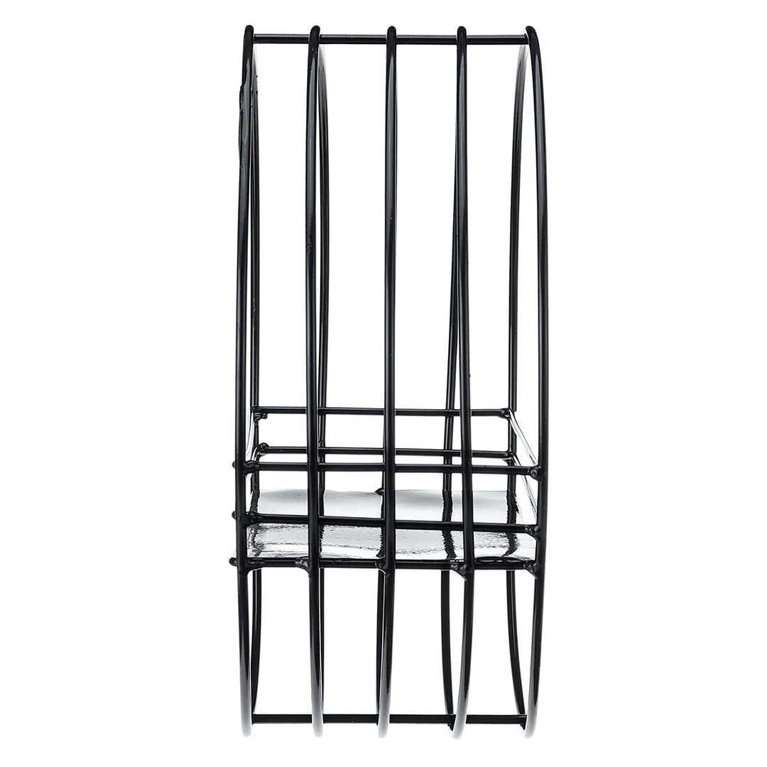 1 Tier Wall Shelf Iron Hanging Storage Holder Display Rack Organizer Image 4