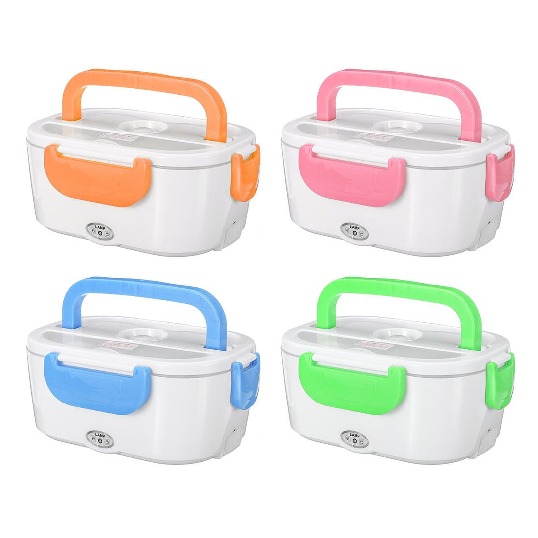 12V-24V,110V-240V 1.2L EU Plug Portable Removable Electric Lunch Box Car School Office Bento Box Food Heater Box Image 1