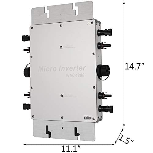 1200W MPPT Waterproof Solar Grid Tie Inverter DC to AC 110V Micro Image 4