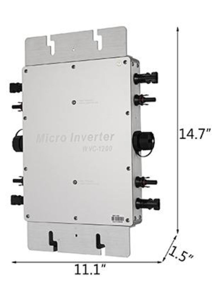 1200W MPPT Waterproof Solar Grid Tie Inverter DC to AC 220V Micro (1200w 220v) Image 4