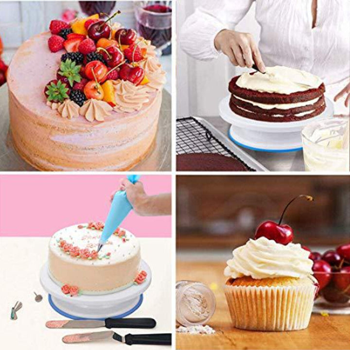 120pcs Cake Decorating Tools Cake Turntable Kit DIY Mold Baking Supplies Set Image 3