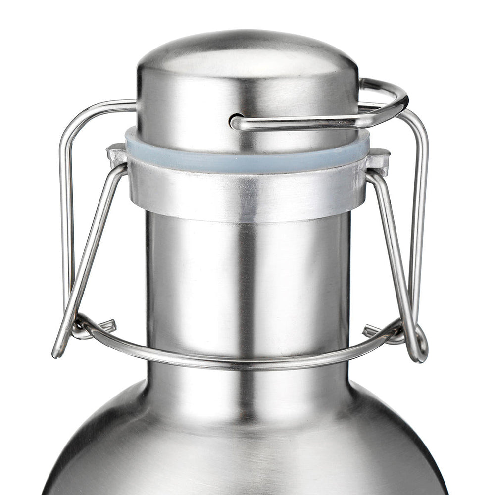 1L Single Layer Stainless Steel B eer W-ine Beverage Pot Bottles Barrel B-eer Pot Image 2