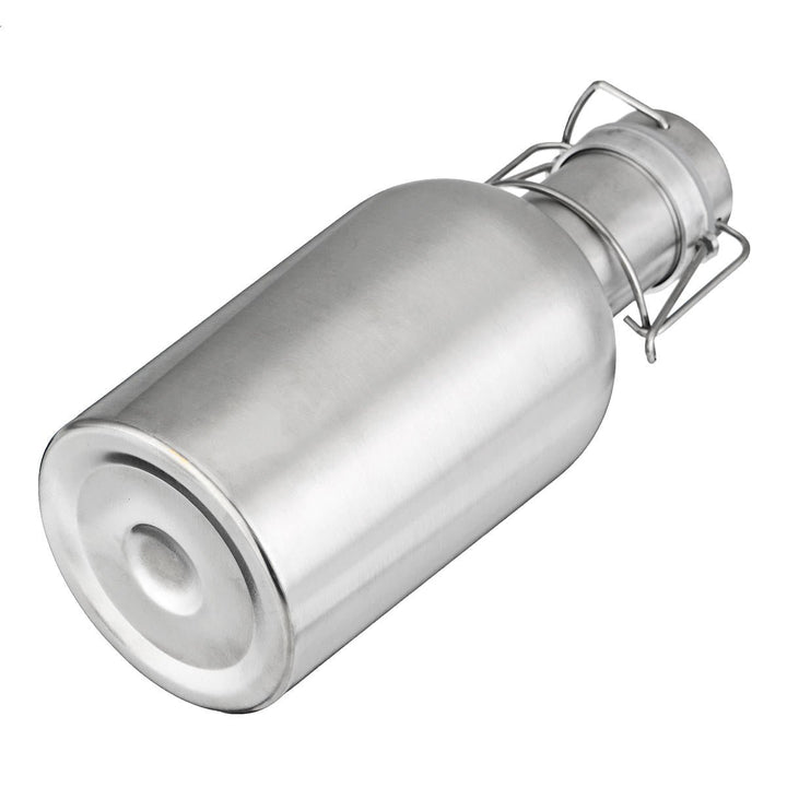 1L Single Layer Stainless Steel B eer W-ine Beverage Pot Bottles Barrel B-eer Pot Image 5