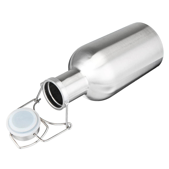 1L Single Layer Stainless Steel B eer W-ine Beverage Pot Bottles Barrel B-eer Pot Image 6