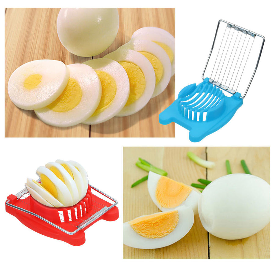 1PC Stainless Steel Cut Egg Slicer Sectioner Cutter Mold Multi-function Eggs Splitter Cutter Kitchen Tools Egg Tool Image 1