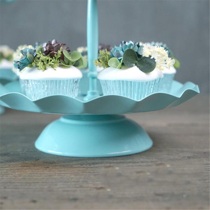 2 , 3 Ters Blue Cake Holder Cupcake Stand Birthday Wedding Party Display Holder Decorations Image 7