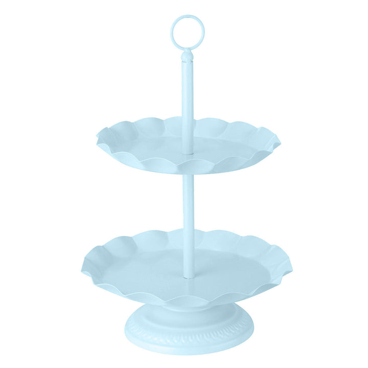 2 , 3 Ters Blue Cake Holder Cupcake Stand Birthday Wedding Party Display Holder Decorations Image 1