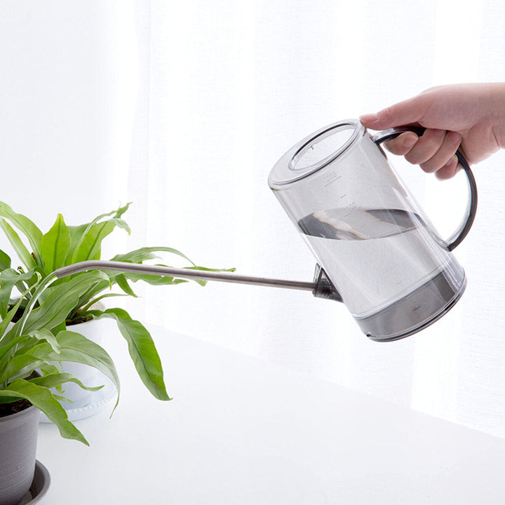 1L Watering Pot Long Mouth Bottle Stainless Steel Tube Garden Spout Plant Tool Image 4