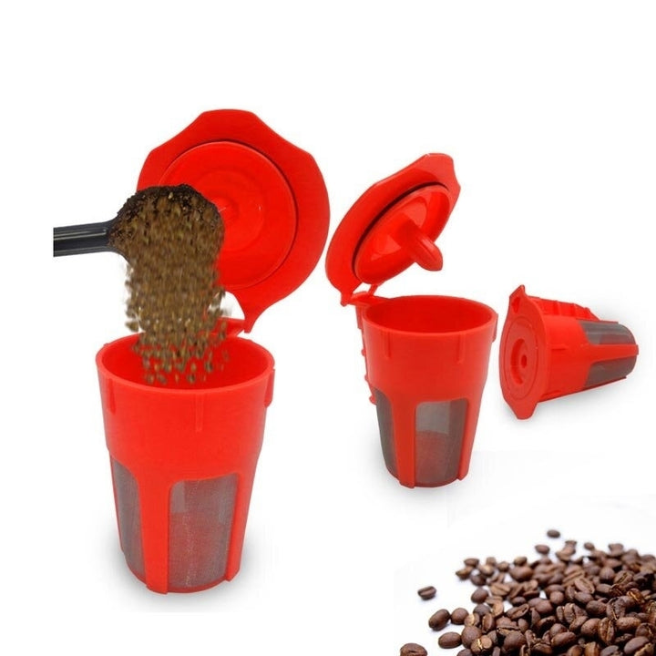 18 K-Cup Refillable Coffee Capsule Cup Drip Keurig Reusable Refilling Filter For Nespre Image 5