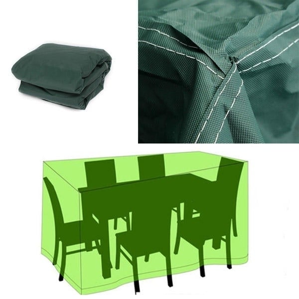 180x268x90cm Garden Outdoor Furniture Waterproof Breathable Dust Cover Table Shelter Image 1