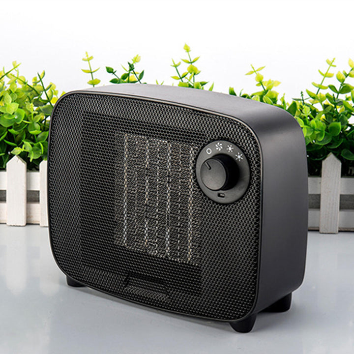 1500W Portable Mini Desktop Air Heater PTC Ceramic Heating Home Electric Warmer Fan Image 1