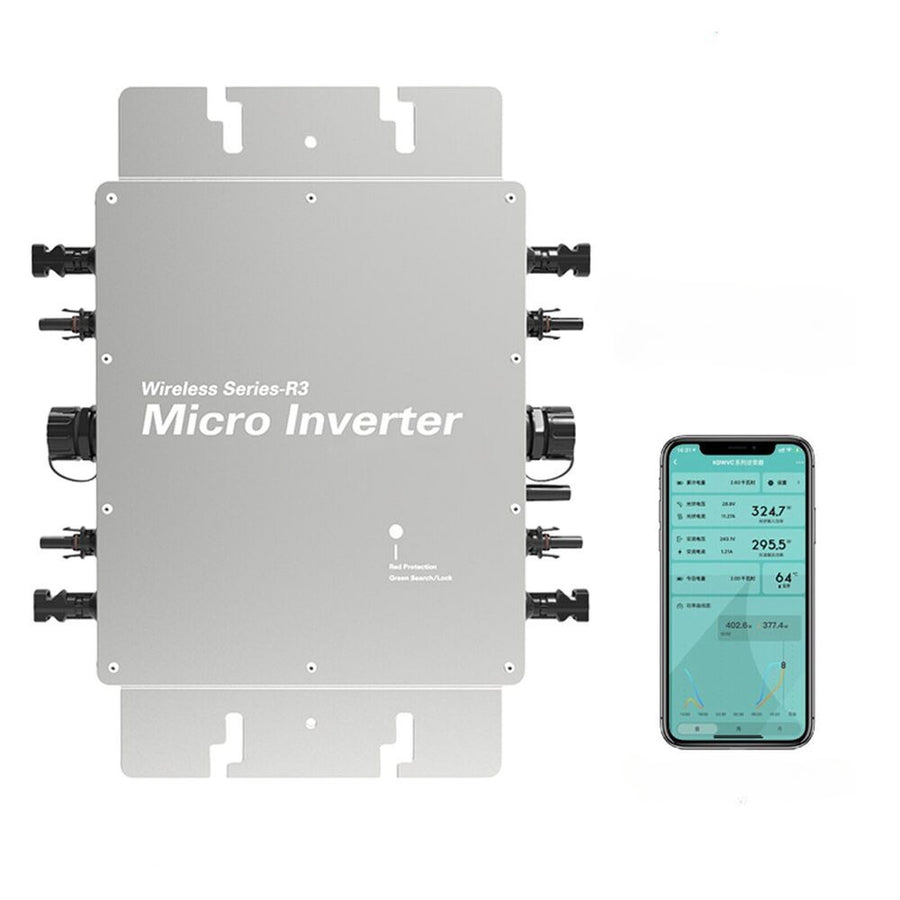 1600W MPPT Grid Tie Micro Inverter 230V Pure Sine Wave 2.4g Wireless Image 1