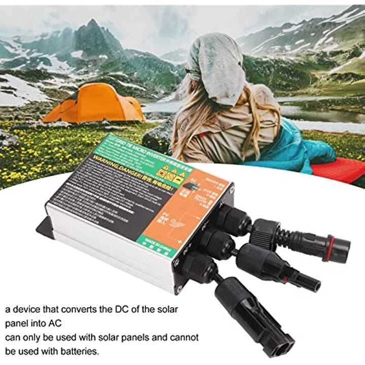 1600W Solar Grid Tie Inverter, MPPT Pure Sine Wave Micro 10.8V to 30V DC Input AC 180V 280V Output Inverter for 12V 24V Image 4