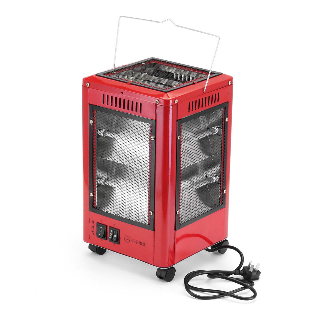 220V 2000W Five-Sided Heater Grill Type Brazier Heater Energy Saving Vertical Electric Heater Image 6