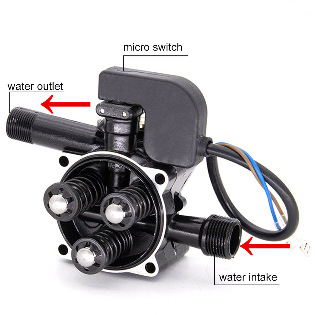 2500W 2900PSI Small Block Electric Water Pump High Volume Flow BLACK Image 5