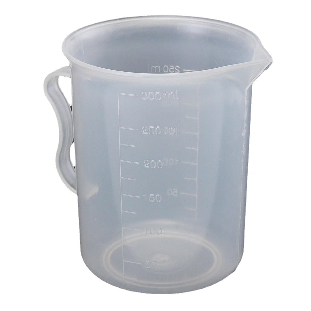 250ml Plastic Measuring Cup Clear Double Graduated Cylindrical Measuring Jug Image 1