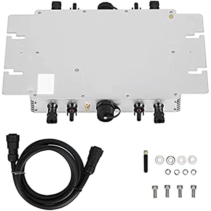 2000W WiFi Solar Grid Tie Micro Inverter, IP65 MPPT DC20-60V with Smart Monitor, 5G IoT Platform Management, 3m, 118in Image 1