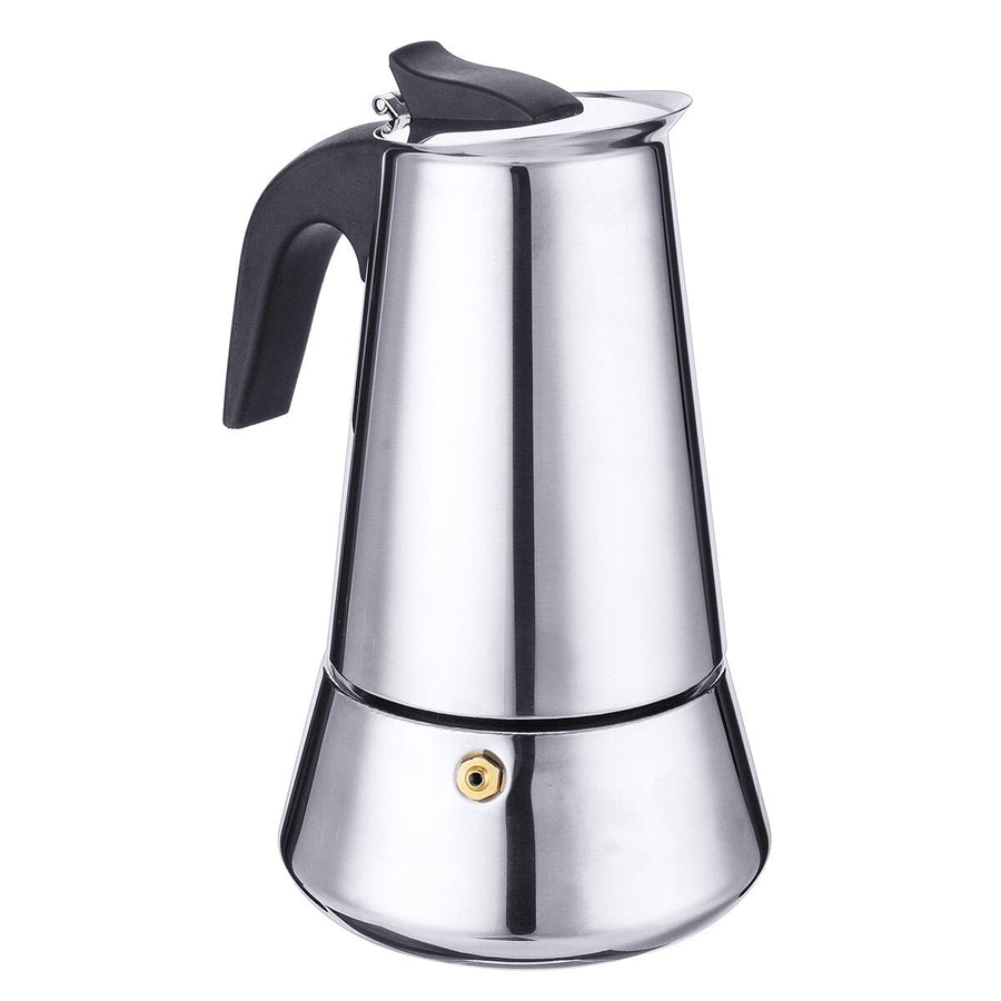 200ml 4 Cups Godmorn Espresso Stovetop Espresso Coffee Maker Moka Pot Classic Image 1