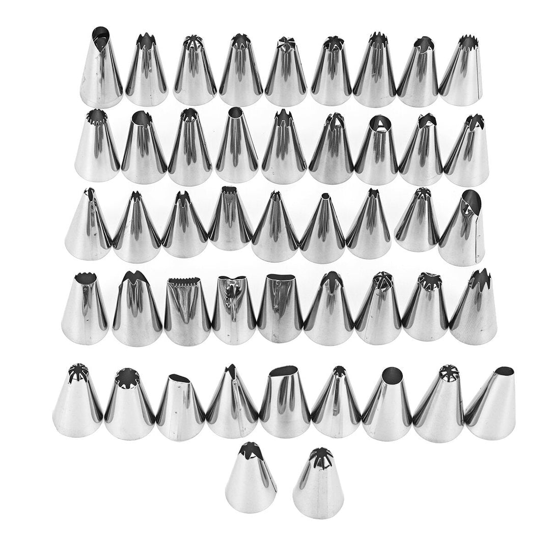 205pcs,Set Cake Decorating Equipment Turntable Icing Nozzles Spatula Stand Tool Image 3