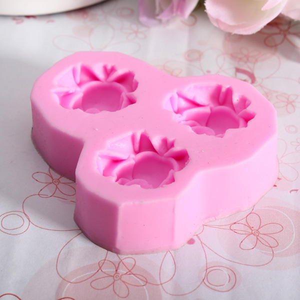 3 Flower Silicone Fondant Mold Cake Decorating Sugarcraft Mould Image 6