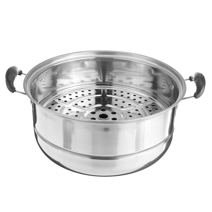 3 Tier Stainless Steel Pot Steamer Steam Cooking Cooker Cookware Hot Pot Kitchen Cooking Tools Image 5