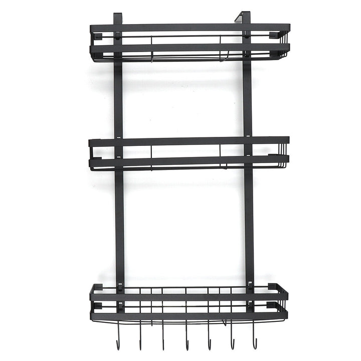 3 Tier Kitchen Refrigerator Storage Rack Fridge Seasoning Organizer Hang Shelf Image 10