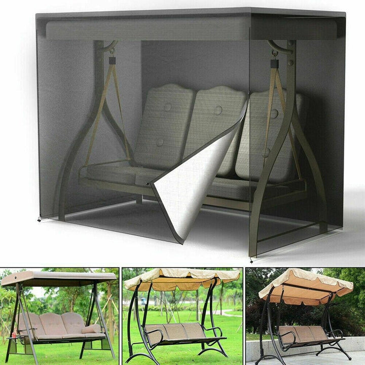 3-Seater Swing Seat Chair Hammock Cover Outdoor Garden Patio Furniture Protector Image 1