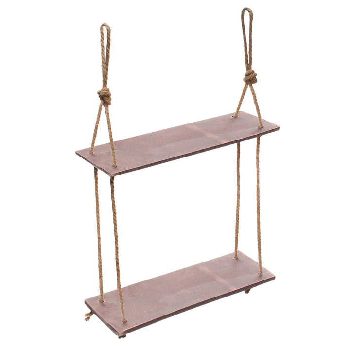 3 Tier Wood Wall Mount Shelf Stand Storage Book Shelves Display Rack Shelving Bracket Bathroom Image 6