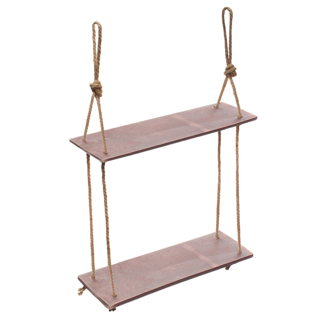 3 Tier Wood Wall Mount Shelf Stand Storage Book Shelves Display Rack Shelving Bracket Bathroom Image 1