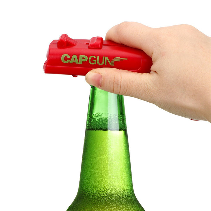 3 Piece Cap, Bottle Opener, Launcher Tool, for Party Drinking Game Gift - Shoots Over 5 Meters Image 1