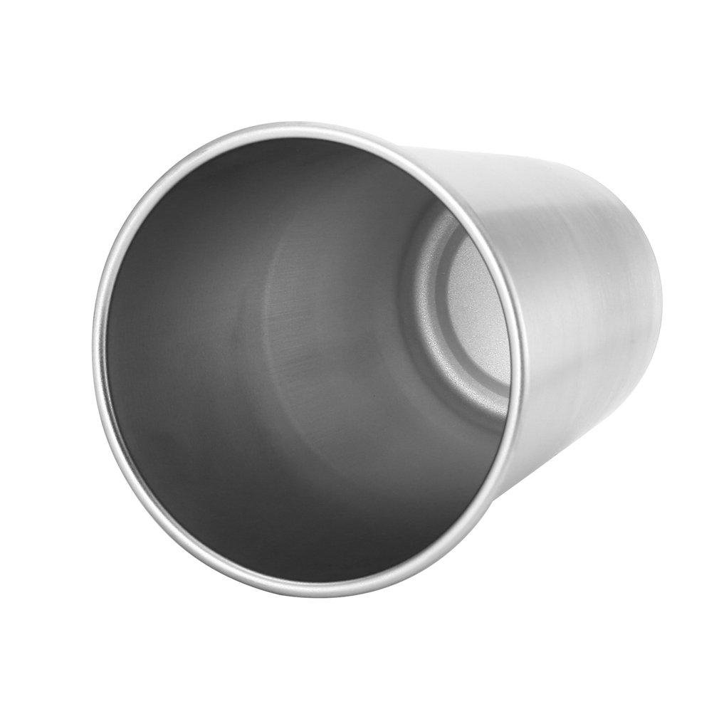 304 Stainless Steel Cup Mug Single Layer Cup Drink Cup Milk Cup 500ml Home Kitchen Drinkware Water Cup Image 4