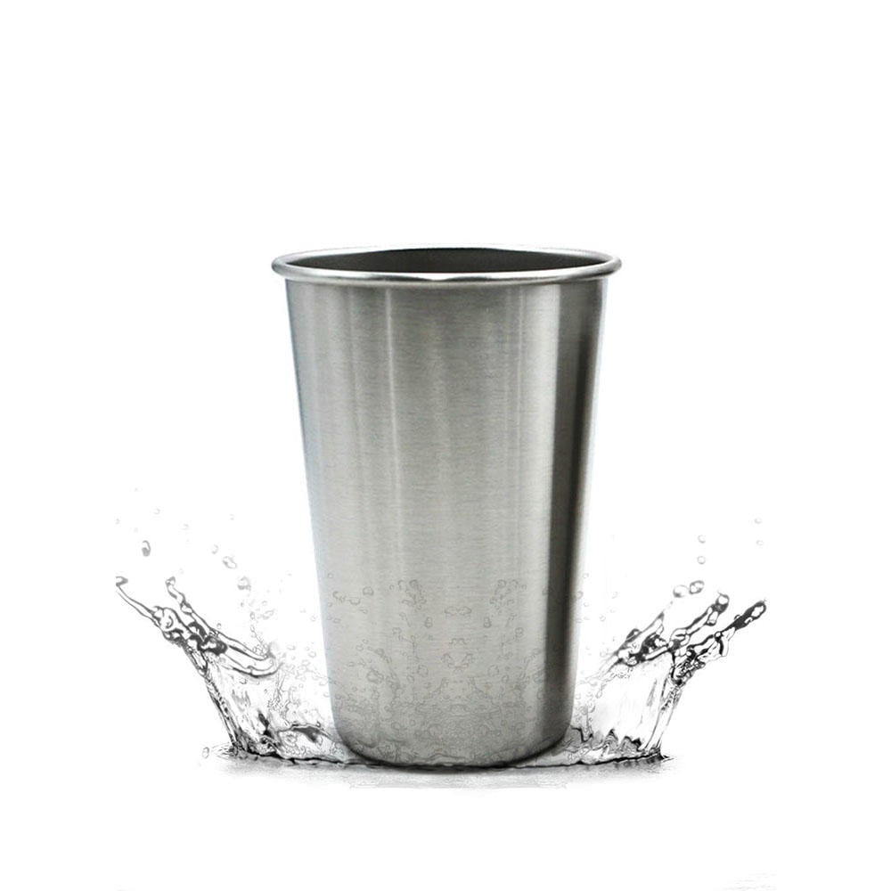 304 Stainless Steel Cup Mug Single Layer Cup Drink Cup Milk Cup 500ml Home Kitchen Drinkware Water Cup Image 5