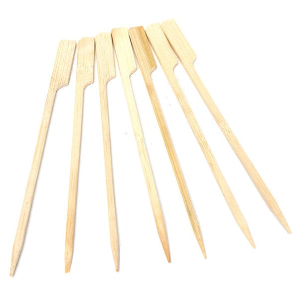 30Pcs 20cm BBQ Bamboo Skewers Wooden Grill Sticks Meat Food Long Skewers Barbecue Grill Tools Image 3