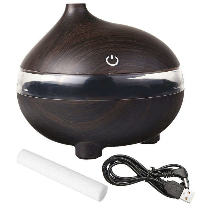 300ML Ultrasonic Air Humidifier LED Essential Aroma Diffuser Purifier Glow Home Air Purifiers Image 9