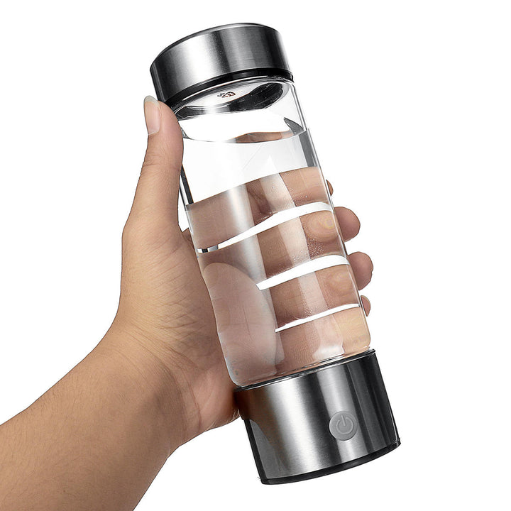 420ml Titanium Hydrogen-Rich Water Bottle USB Ionizer Antioxidants Maker Drining Cup Image 5