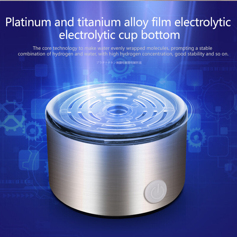 420ml Titanium Hydrogen-Rich Water Bottle USB Ionizer Antioxidants Maker Drining Cup Image 10