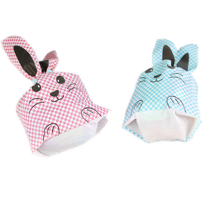 50Pcs,Lot Cute Rabbit Design Creative Sugar Dessert Bags Baking Self-adhesive Plastic Packing Bag Image 3