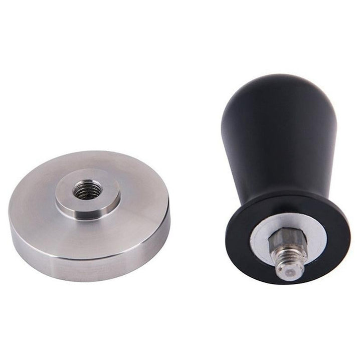 58mm Stainless Steel Coffee Tamper Calibrated Pressure Coffee Bean Press Flat Base for Espresso Image 2