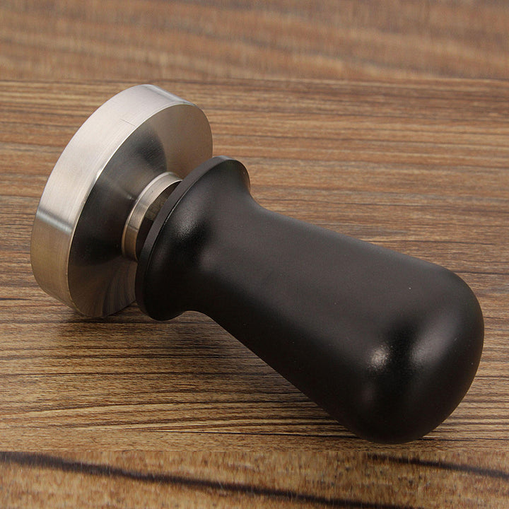 58mm Stainless Steel Coffee Tamper Calibrated Pressure Coffee Bean Press Flat Base for Espresso Image 5