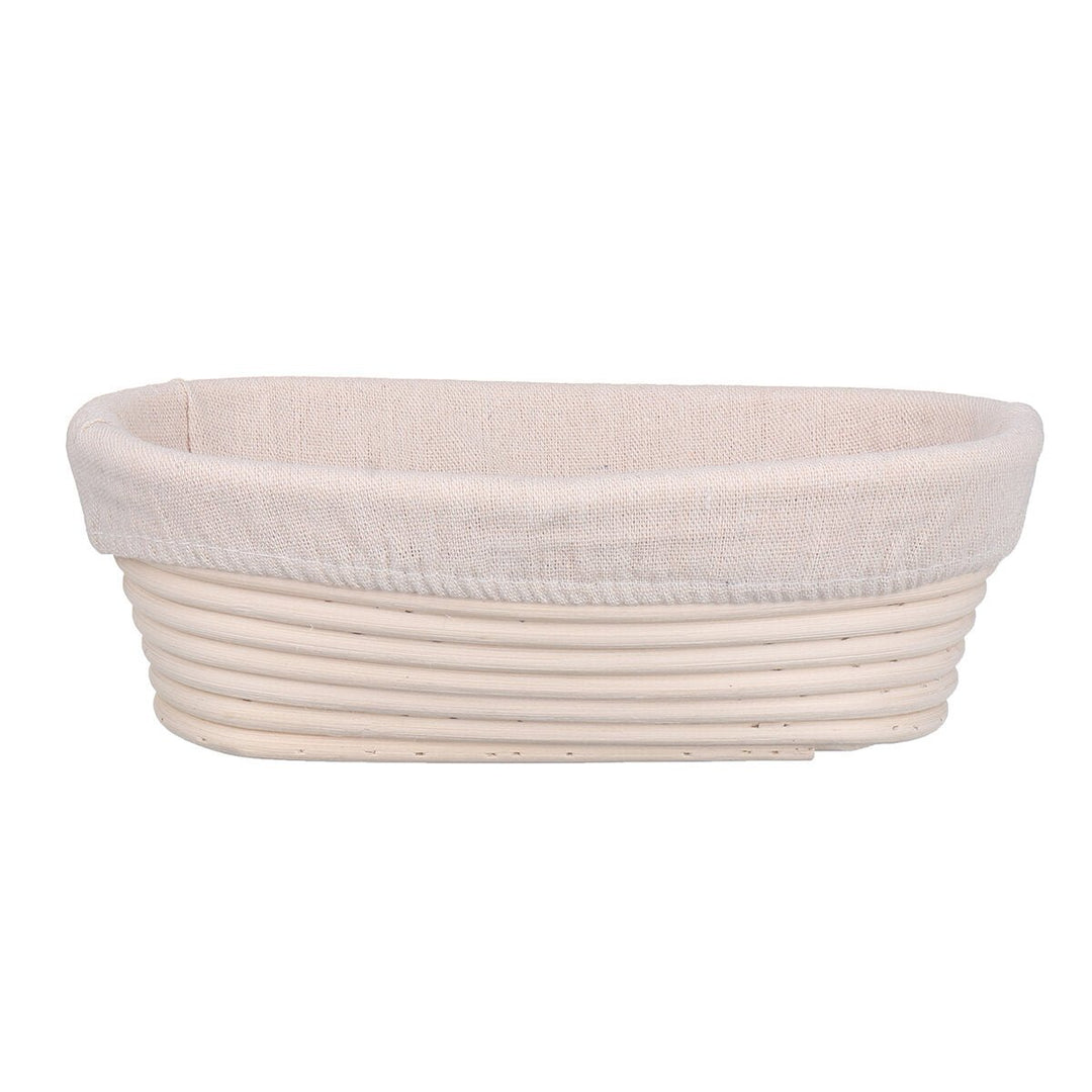 5PCS Baking Fermentation Basket Set Oval Dough Rattan Bread Dough Scraper Proving Wicker for Basket Kitchen Supplies Image 4