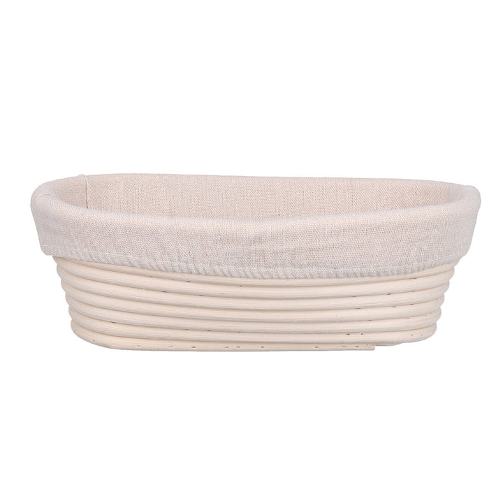 5PCS Baking Fermentation Basket Set Oval Dough Rattan Bread Dough Scraper Proving Wicker for Basket Kitchen Supplies Image 4