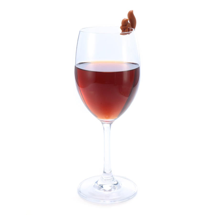 5Pcs Silicone Cute Squirrel Tea Bag Holder Wine Glass Charms Drinks Maker Bar Tools DTTT Image 10