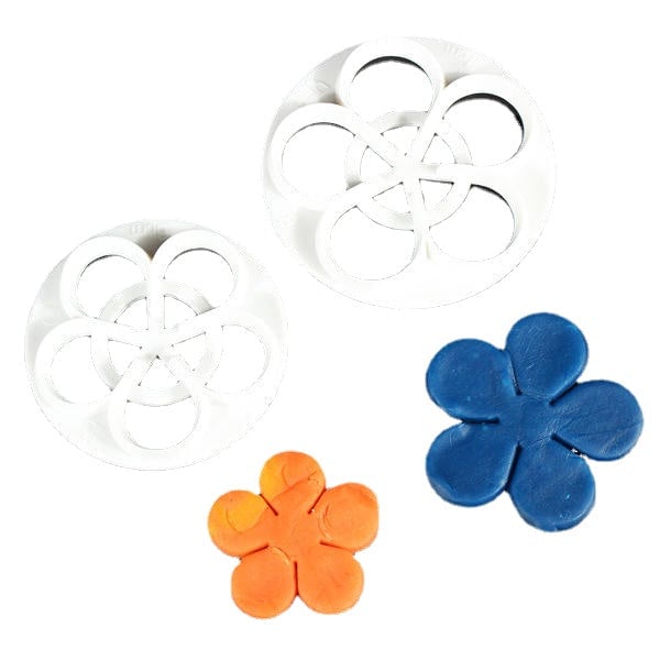 6Pcs Plum Flower Fondant Cake Sugarcraft Cutter Mold Image 1